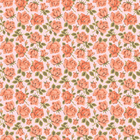 Delightful Department Store - Carol's Roses - Pink - Poppie Cotton