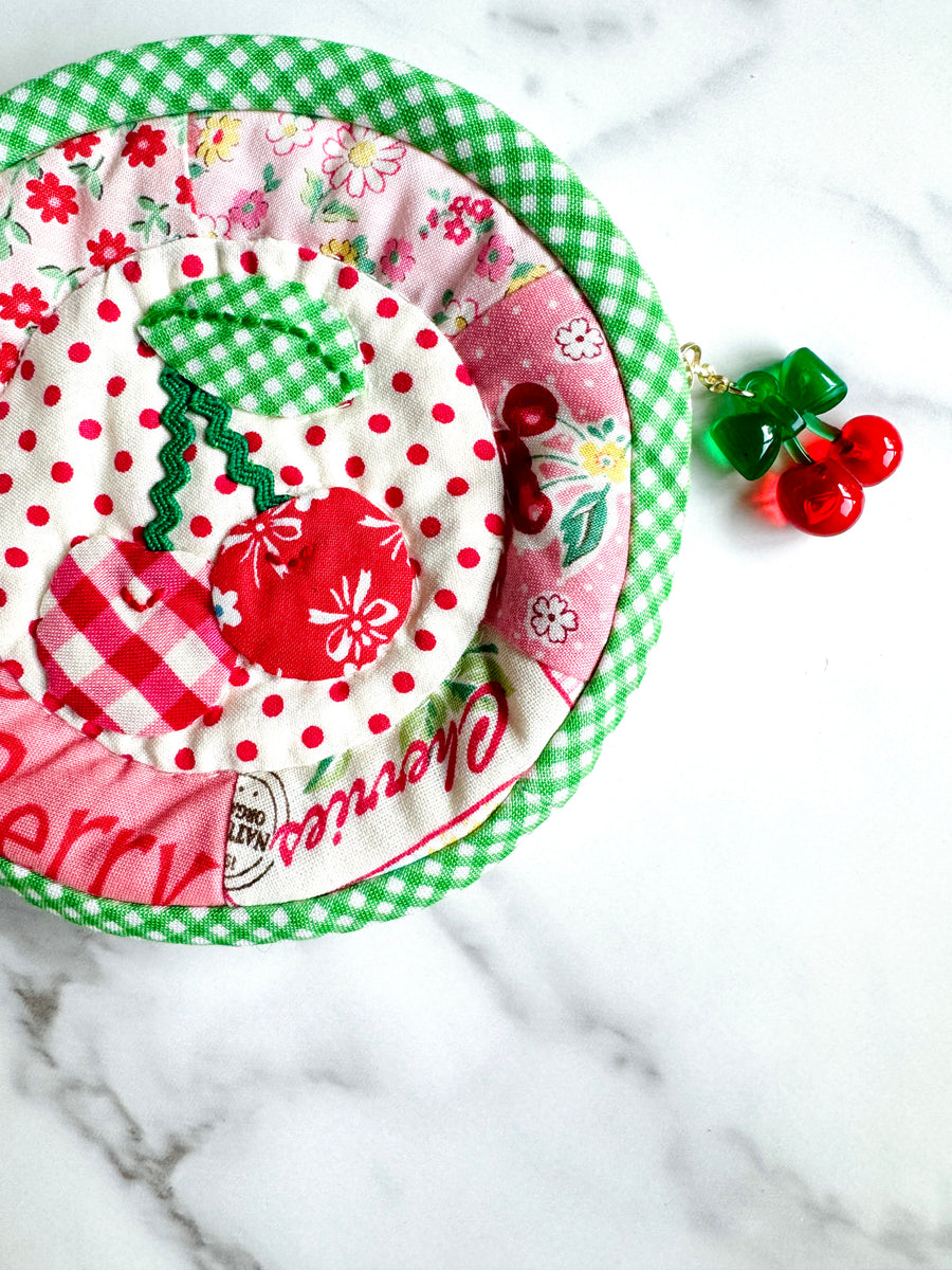 Cherry Fruit Zipper - Red Cherry Ribbon - Atsuko Matsuyama – Sunny