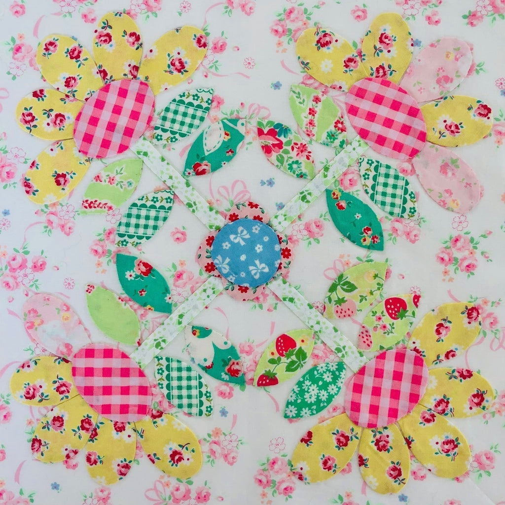 The Vintage Flower Sampler Quilt Sew Along!