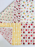 Square Strawberry Panel - White E - Atsuko Matsuyama - Nostalgic Memories - Yuwa