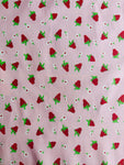 Strawberries on Pink - Pink - MomNSon