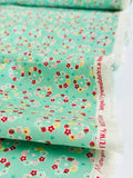 Petit Flower Wreath - Mint (B) - Atsuko Matsuyama - 30's Collection - Yuwa