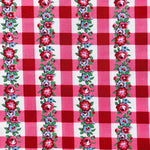 Gingham Floral - Red - MomnSon