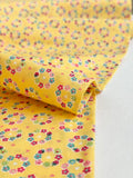 Petit Flower Wreath - Yellow (D) - Atsuko Matsuyama - 30's Collection - Yuwa