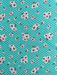 Ka's Favorite Feedsack - Margaret on Byers Lattice - Mint - Textile Pantry