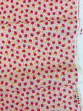 Cutie Berry - Pink with Pink Berry and yellow flower (E) - Atsuko Matsuyama - 30's Collection - Yuwa