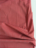 Ka's Favorite Feedsack - Diagonal Dots - Red - Textile Pantry