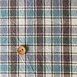 Yarn Dyed Collection - Tone Block Check - Brown - Textile Pantry