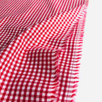1/8th inch Gingham Check - Red - Sevenberry