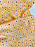 Exclusive Berries & Birds -  Yellow - Atsuko Matsuyama - 30's Collection - Yuwa