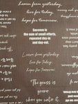 English Combination - Brown - Textile Pantry