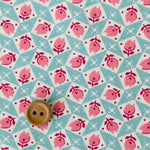Textile Pantry's 30's - Tulips - Mint - Textile Pantry