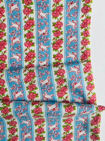 Lamb and Rose - Blue and Red - MomnSon