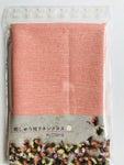 Linen Cloth for Embroidery - Pink - Japanese Import