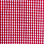 1/8th inch Gingham Check - Red - Sevenberry