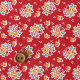 Pantry 30's Collection - Colorful Grand and Bouquet - Red (E) - Textile Pantry