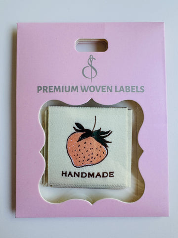 Peach Berry Labels - Minki Kim of Sewing Illustration
