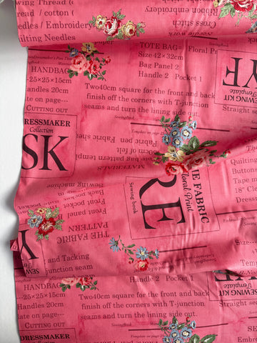 Letter & Flower - Pink - Suzuko Koseki - Yuwa