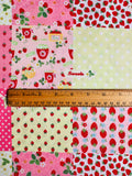 Exclusive Strawberry Patch - Pink X Light Green - Atsuko Matsuyama - 30's Collection - Yuwa