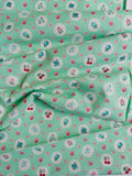 Exclusive Berries & Birds - Mint - Atsuko Matsuyama - 30's Collection - Yuwa