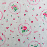 Fruit Flower Sticker - Natural and Pink - Atsuko Matsuyama - 30's Collection - Yuwa