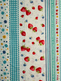 Fruit Ribbon - Blue (B) - 30's Collection - Atsuko Matsuyama - Yuwa