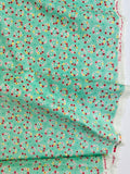Petit Flower Wreath - Mint (B) - Atsuko Matsuyama - 30's Collection - Yuwa
