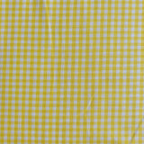 1/8th inch Gingham Check - Yellow - Sevenberry