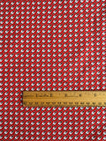 Ka's Favorite Feedsack - Diagonal Dots - Red - Textile Pantry