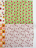 Square Strawberry Panel - Red A - Atsuko Matsuyama - Nostalgic Memories - Yuwa