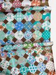 Ka's Favorite Feedsack - Octagon - Brown - Textile Pantry
