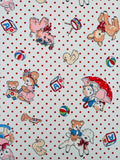 Happy Message 30's - Happy Baby Animals - White - Atsuko Matsuyama - Sojitsu