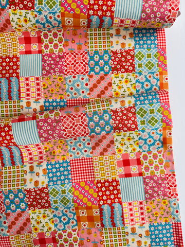 Flower Days - Patchwork - Red (A) - Koko Seki