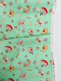 Happy Message 30's - Happy Baby Animals - Green - Atsuko Matsuyama - Sojitsu