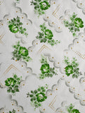 Rose Lace - Green - Fleur de Champs - Yuwa