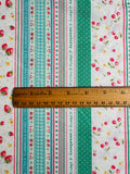 Fruit Ribbon - Green (C) - 30's Collection - Atsuko Matsuyama - Yuwa