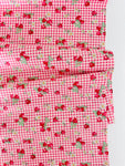Check & Strawberry - Pink (A) - 30's Collection - Atsuko Matsuyama - Yuwa