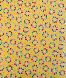 Petit Flower Wreath - Yellow (D) - Atsuko Matsuyama - 30's Collection - Yuwa