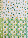 Square Strawberry Panel - Green C - Atsuko Matsuyama - Nostalgic Memories - Yuwa