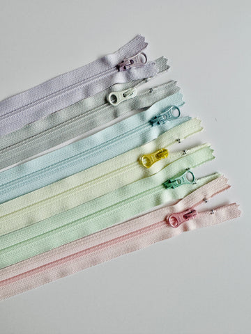 Pearl Pastel Zipper Set - YKK