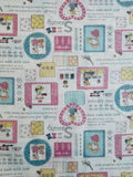 Sunbonnet Sue Sewing - Off White - Japanese Import