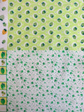Square Strawberry Panel - Green C - Atsuko Matsuyama - Nostalgic Memories - Yuwa