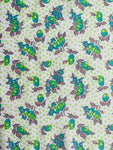 Fruit Blossom - Off White/Green/Blue-teal - MomNSon