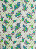 Fruit Blossom - Off White/Green/Blue-teal - MomNSon