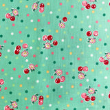 Cherry Drop - Green (E) - Atsuko Matsuyama - 30's Collection - Yuwa