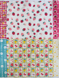 Square Strawberry Panel - Yellow D - Atsuko Matsuyama - Nostalgic Memories - Yuwa