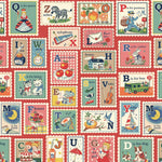 Hello Again 2 - Alphabet - Red (E) - Quilt Gate
