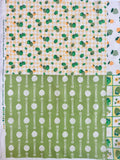 Square Strawberry Panel - Green C - Atsuko Matsuyama - Nostalgic Memories - Yuwa