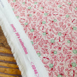 Textile Pantry's 30's - Pointillism and Leaf - Pink - Textile Pantry