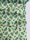 Fruit Blossom - Off White/Green/Blue-teal - MomNSon